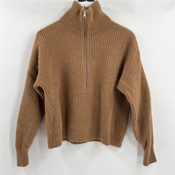 Everlane The Half Zip In Luxe Merino Sweater Size Small - Picture 3 of 4